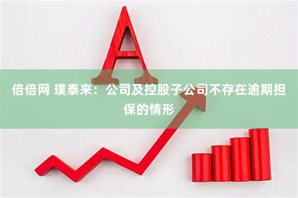 倍倍网 璞泰来：公司及控股子公司不存在逾期担保的情形